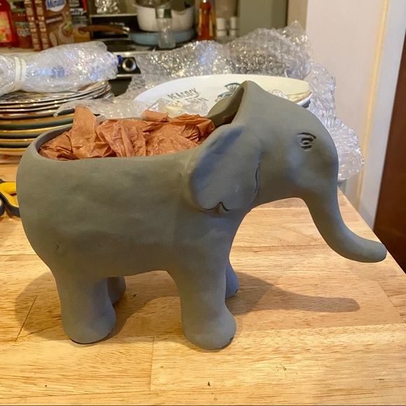 Anthropologie Elephant Planter by Leah Reena Loren - Picture 8 of 10